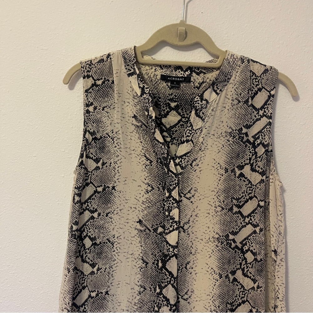 Acrobat Snake Print Dress